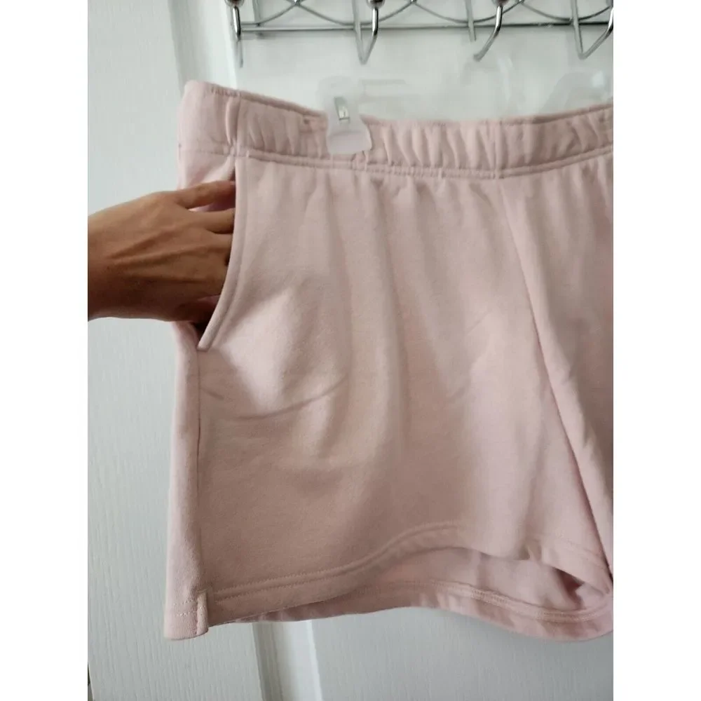The North Face Half Dome Fleece Shorts Pockets Pink Moss Womens Size‎ XXL